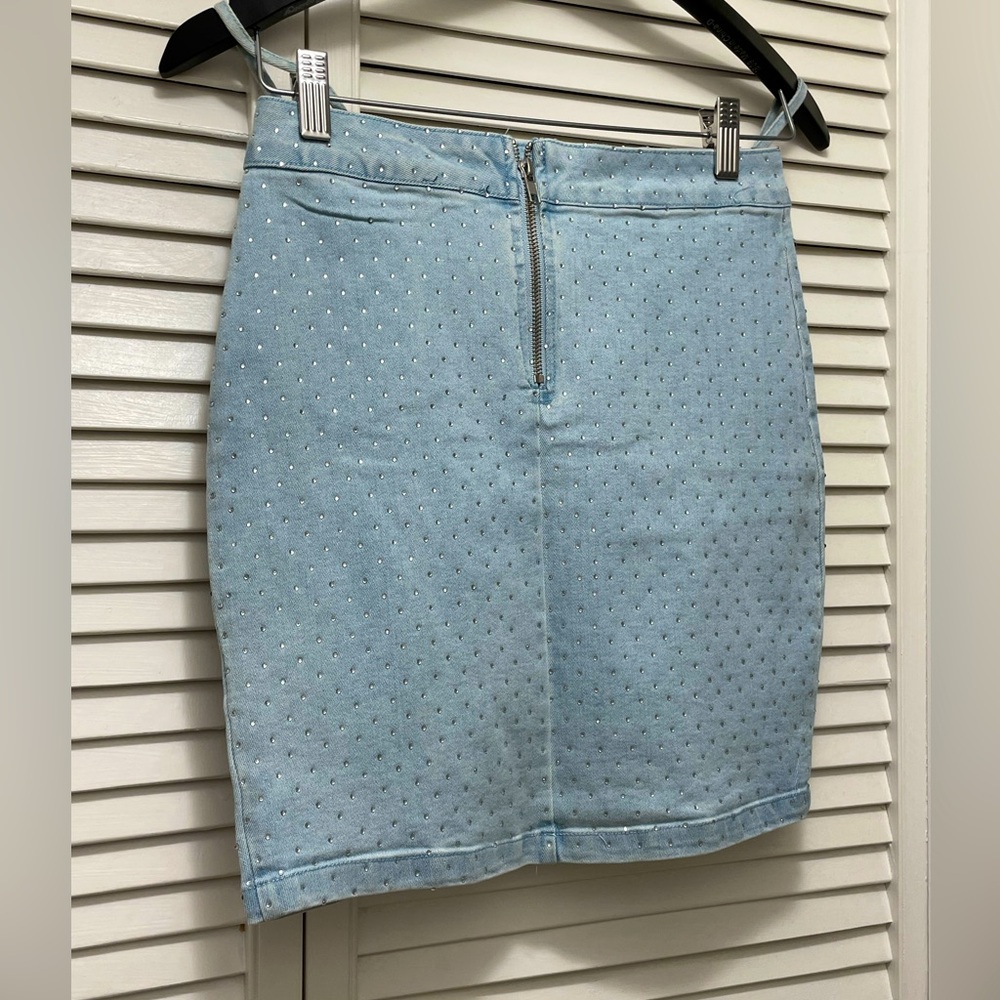 Forever 21 Denim top with matching skirt.